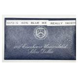 1973-S Eisenhower Silver Dollar BLUE IKE $1 BU