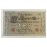GERMANY: 1910 1000 Reichsmark Banknote XF