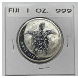 FIJI: 2012 Silver $2 Taku Turtle 1-oz