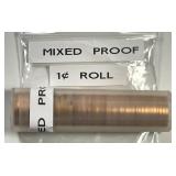 Mixed Date Proof Lincoln Cents 50-Coin Roll