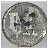 NIUE: 2017 Silver $2 Mickey Muse Steamboat Wlllie