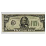 1934-A $50 Federal Reserve Note New York Fr#2103B