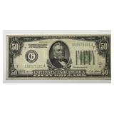 1928-A $50 Federal Reserve Note Chicago Fr#2101G