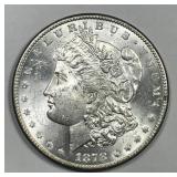 1878-S Morgan Silver $1 Color Toned BU