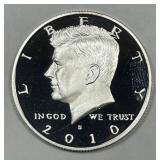2010-S Proof Kennedy Silver Half PRF
