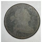 1802 Draped Bust Large Cent w/Stems  AG