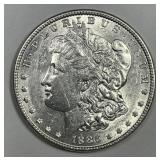 1886 Morgan Silver $1 About Uncirculated AU+