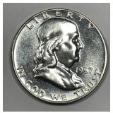 1957 Franklin Silver Proof Half PRF