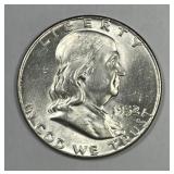 1952 Franklin Silver Half Uncirculated UNC