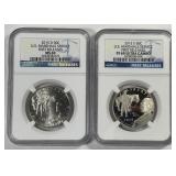 2015 US Marshals Commems Halves NGC MS & PF