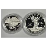 2016 National Park Service Commem Pair Half & $1