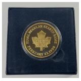 1999 Toronto Maple Leafs Copper Proof Medal