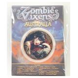 Zombie Vixons Australia Colorized Medal