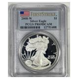 2008-W Proof Silver American Eagle PCGS PR69