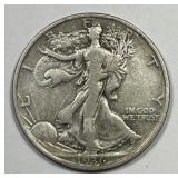 1936-S Walking Liberty Silver Half Very Fine VF