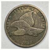 1858 Flying Eagle Cent Good G