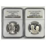 2013 5-Star General Half Pair NGC MS69 & PF69 UCAM