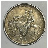 1925 Stone Mountain Commem Silver Half AU
