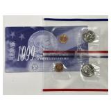 1999 P & D Susan B. Anthony 2-Coin Mint Set