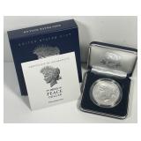 2025-P Peace Silver Dollar Uncirculated Box & COA