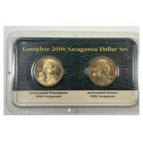 2006 P & D Sacagawea Dollar Set Littleton Holder