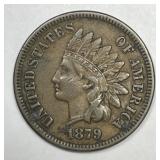 1879 Indian Head Cent Very Fine VF+