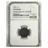 1876 Indian Head Cent NGC VF details