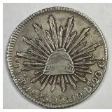 MEXICO: 1835 Silver 8 Reale