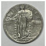 1928 Standing Liberty Silver Quarter Very Fine VF