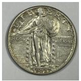 1928-S Standing Liberty Silver Quarter Extra Fine