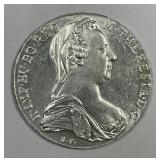 1780 Maria Theresa Thaler Restrike Austria BU