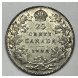 CANADA: 1932 Silver Twenty Five Cents VF/XF