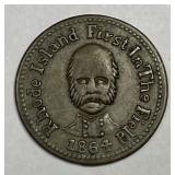 1864 Civil War Token City Fruit Rhode Island