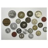 Assortment of Various Types of Tokens