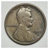1909-S Lincoln Cent Very Good VG