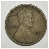 1911-S Lincoln Cent Fine F+