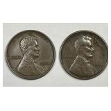 1909 VDB Lincoln Cent Very Fine VF Pair