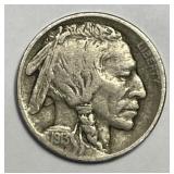1913-D Buffalo Nickel Type 1 Very Fine VF details