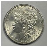 1900 Morgan Silver $1 About Uncirculated AU+