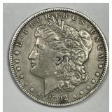 1892 Morgan Silver $1 Extra Fine XF