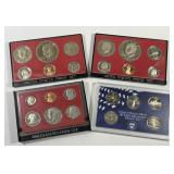 Four Different Proof Set Panels