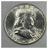 1960 Franklin Silver Half Uncirculated UNC