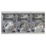2021 Silver Eagle Type 2 Rev Trio ANACS MS70