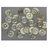 AUSTRIA: Lot of 25 Silver 1925 Half Schillings