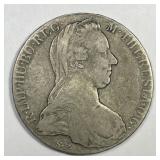 AUSTRIA: 1780 Maria Theresa Thaler Circulated