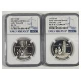 2017 Boys Town Commem Halves NGC MS69 PF69 UC