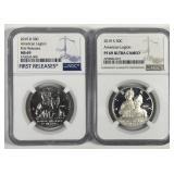 2019 American Legion Commem 50c NGC MS69 PF69 UC