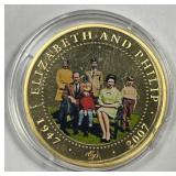 COOK ISLANDS: 2007 $1 Gold Plated Royal Family