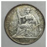 FRENCH INDO CHINA: 1900-A Silver 20 Cents
