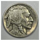 1920 Buffalo Nickel Fine F